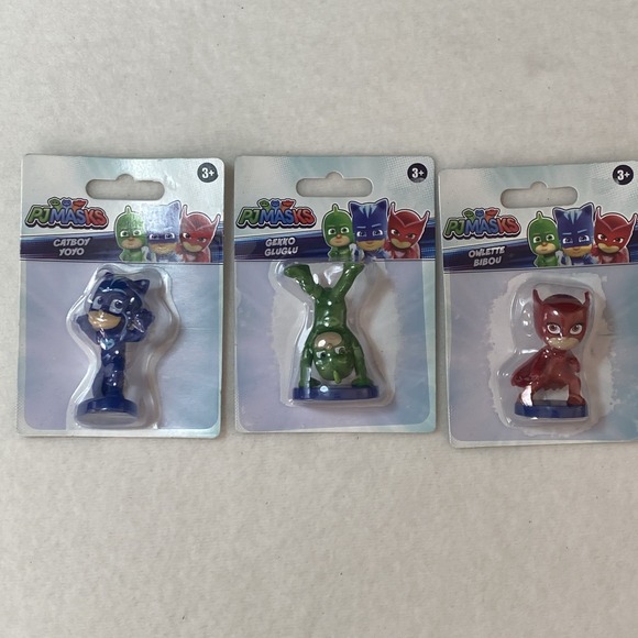 Just Play Other - PJ Masks Action Figure Lot Catboy Yoyo Owlette Bibou Gekko Gluglu Toy NEW